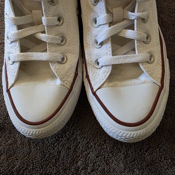 Converse Chuck Taylor All Star High Top Sneakers White Canvas Women’s 6 Men’s 4 - Picture 10 of 13